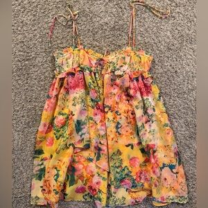 Floral Mini Strap Dress VICI Collection